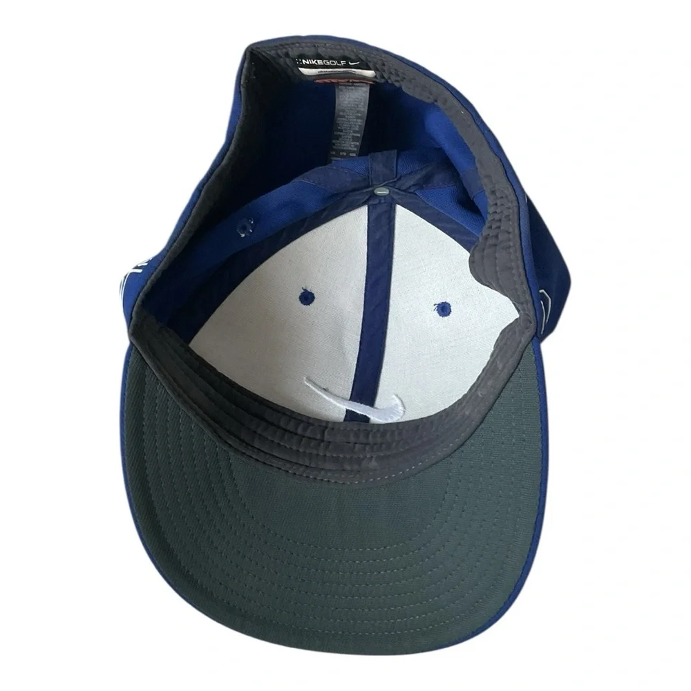 Nike RZN Flex-Fit Golf Hat Blue L/XL - Picture 3 of 4